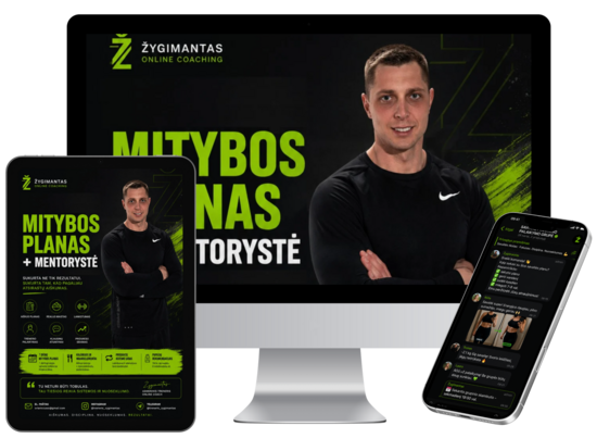 Mitybos planas + Mentorystė 3 mėn.
